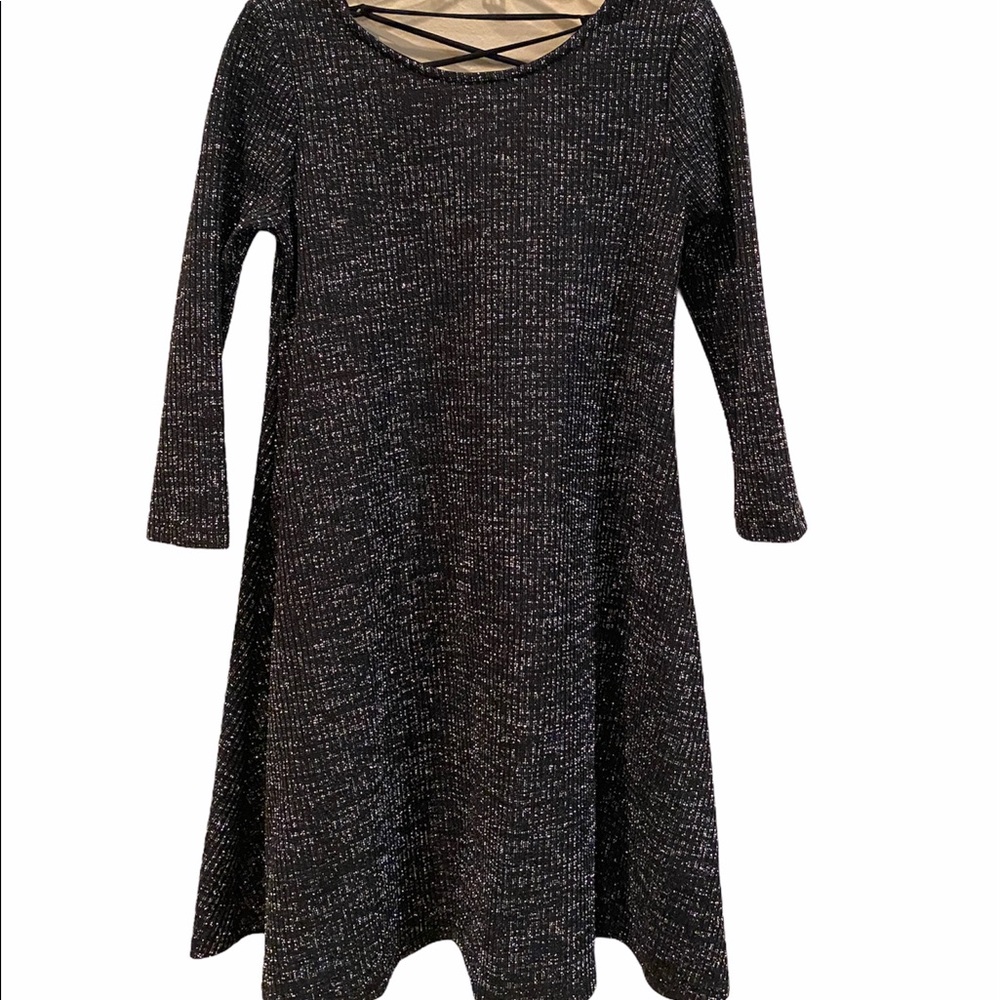 Sparkly Lace Up Dress